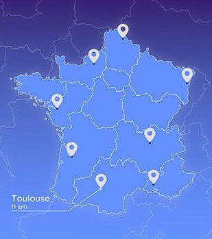 Carte SCC France