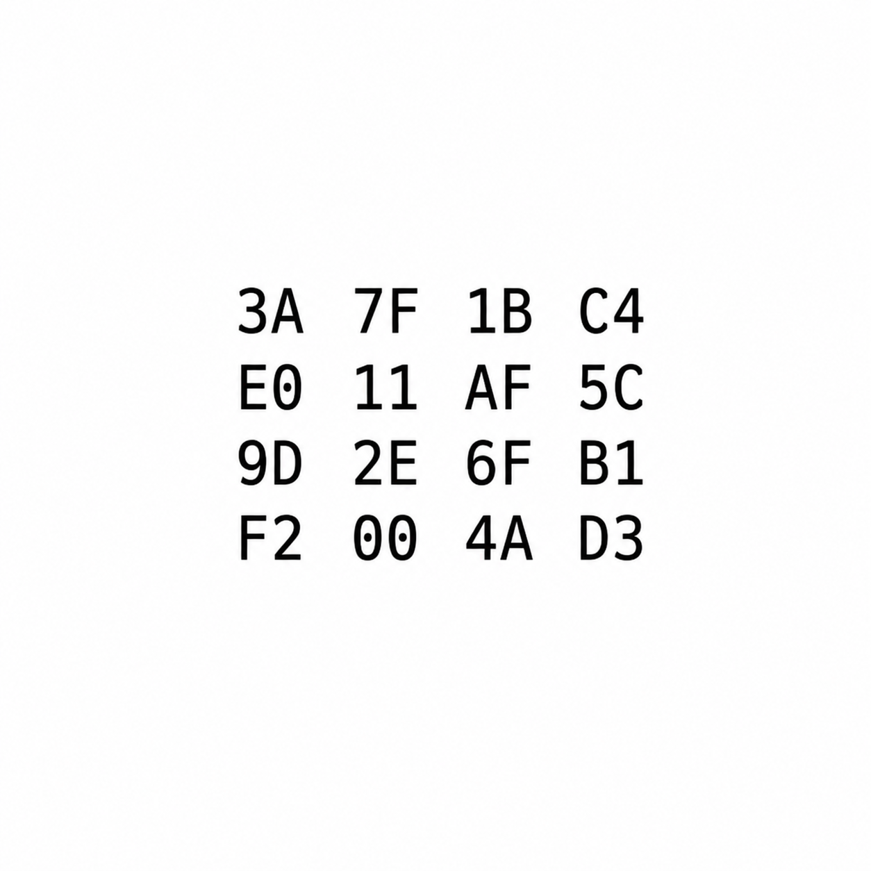 Hexadécimal